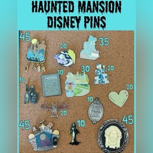 Disney Haunted Mansion Pin Collection